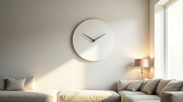Choisissez une horloge murale silencieuse pour un confort optimal