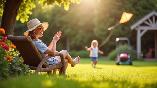 Profitez d'une protection efficace contre le soleil et le vent