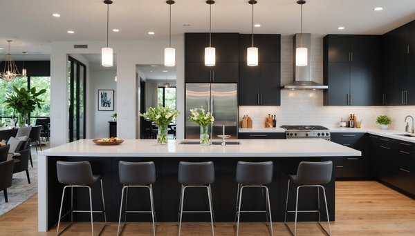 Tabourets ilot central : alliez esthétique et praticité en cuisine